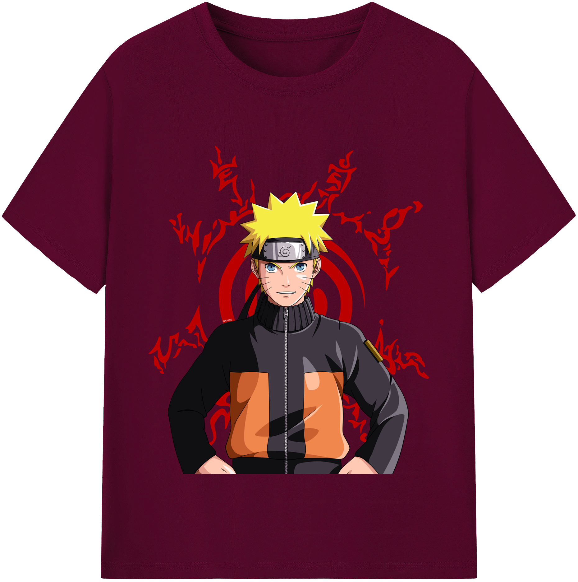 （画像用） NARUTO -ナルト- うずまき ナルト Uzumaki Naruto レディースカジュアルプリントTシャツ（綿100％）